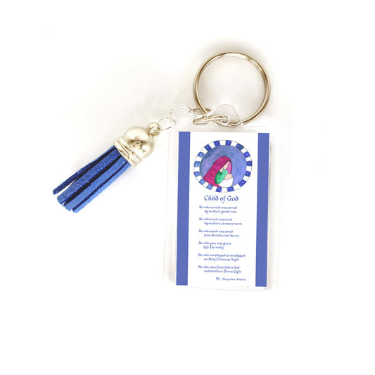 A Very Merry Christmas - Child of God Keyring