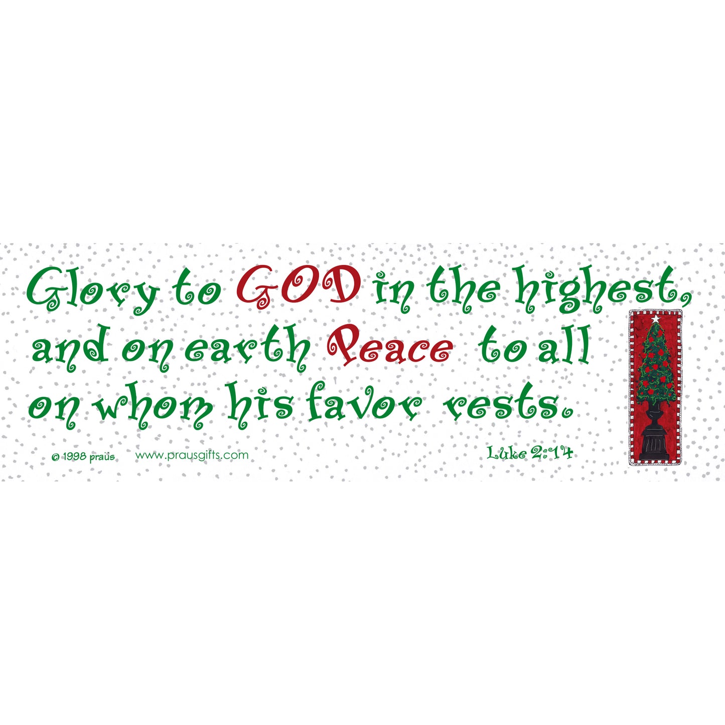 A Very Merry Christmas - A Christmas Tree Bookmark