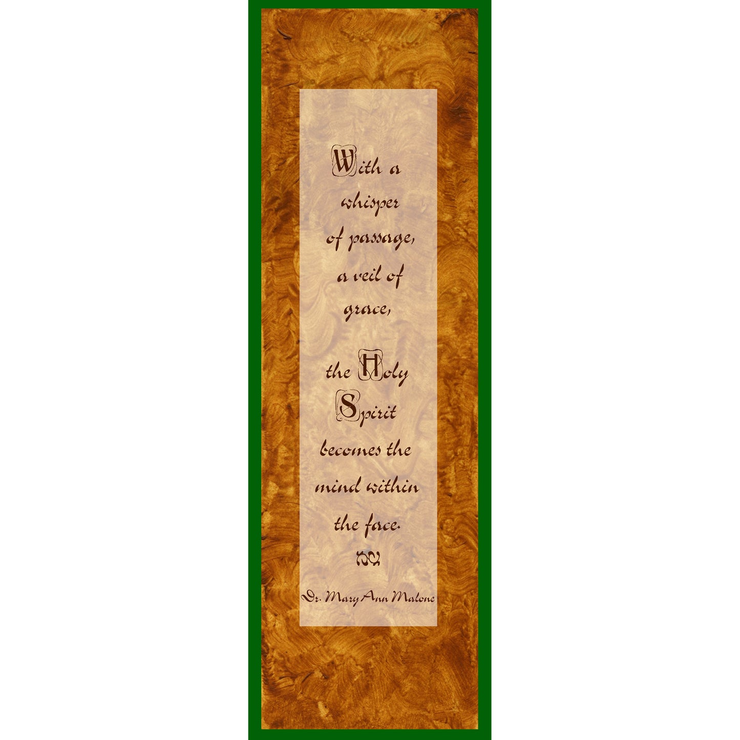Vivid Orange - God's Poetry Bookmark
