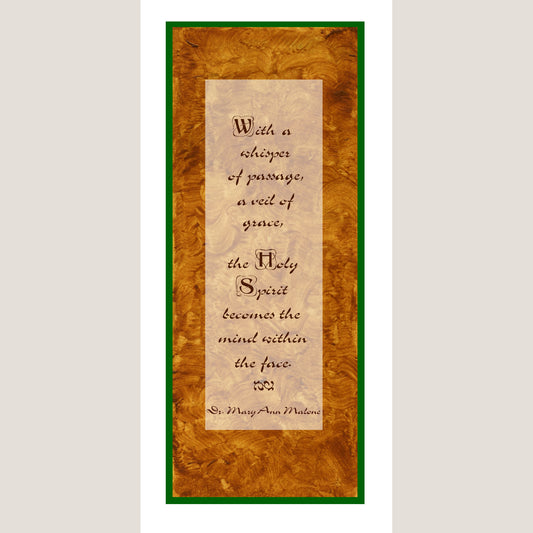 Vivid Orange - God's Poetry Note Card (Single Card)