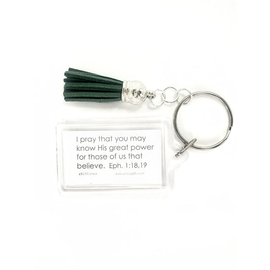 Lively Green - Flowers in the Window Keyring