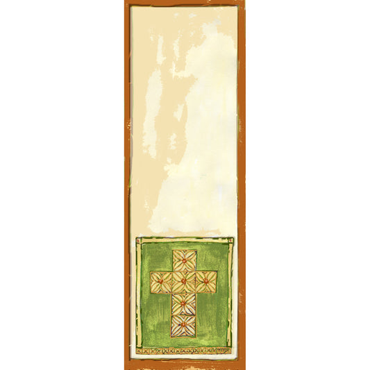 Vibrant Yellow - Hawaiian Cross Bookmark