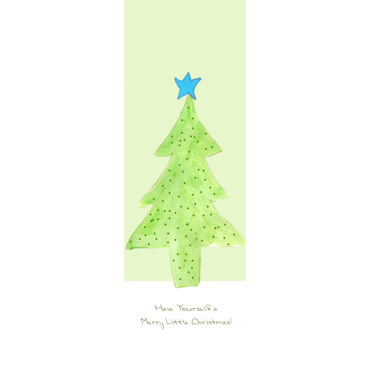 A Very Merry Christmas - Merry Little Tree Bookmark