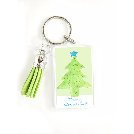 A Very Merry Christmas - Merry Little Tree Keyring