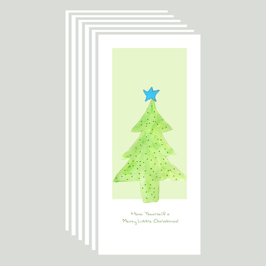 A Very Merry Christmas - Merry Little Tree Note Cards (Six Cards)