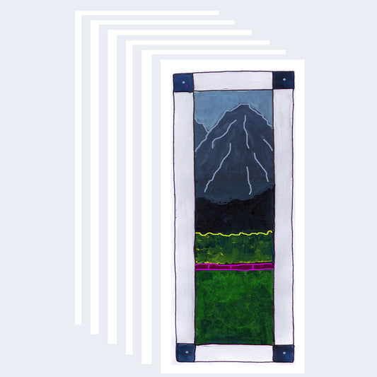 Heavenly Blue - Mountain Note Card (Six Cards)