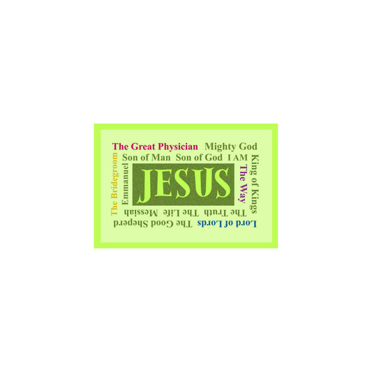 Lively Green - Names of Jesus Magnet