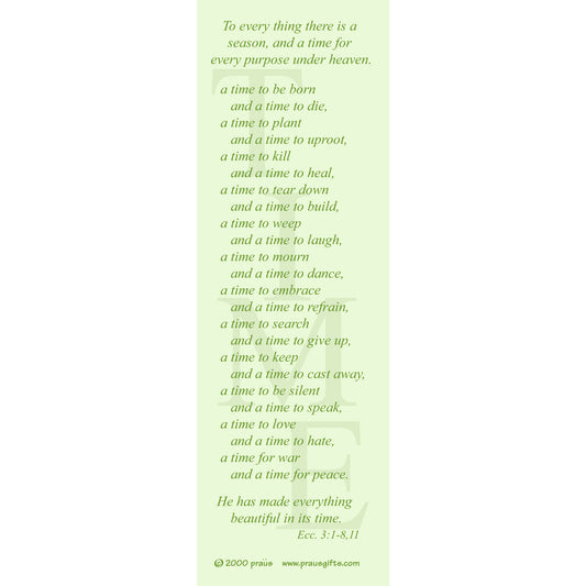 Lively Green - Beautiful in Time Bookmark