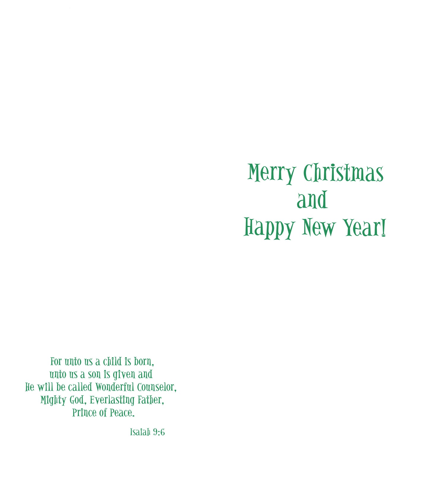 A Very Merry Christmas - A Christmas Topiary Note Card (Single Card)
